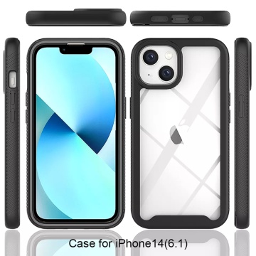 [Pachet 360°] Husa + folie iPhone 14 Plus Techsuit Defense, Black - Img 4
