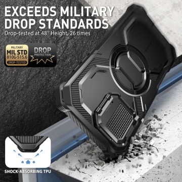 [Pachet 360°] Husa + folie iPhone 16 Pro I-Blason Armorbox - Negru - Img 6