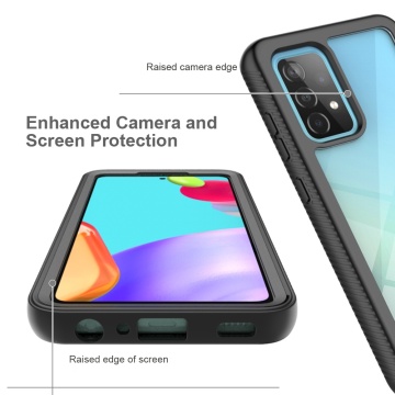 Pachet 360° Husa + folie Samsung Galaxy A72 4G Techsuit Defense - Negru - Img 5