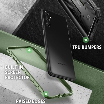 Pachet 360°] Husa + folie Samsung Galaxy S23 FE I-Blason Armorbox, Verde - Img 2