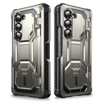 [Pachet 360°] Husa + folie Samsung Galaxy Z Fold6 I-Blason Armorbox - Gri - Img 7