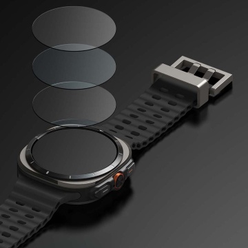 [Pachet 4x] Folie Samsung Galaxy Watch Ultra 47mm Ringke Tempered Glass R10- Transparent - Img 5