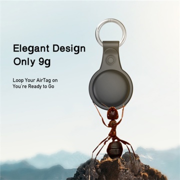 [Pachet 4x] Husa Apple AirTag Loop Dux Ducis tip breloc chei - Img 5