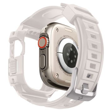 [Pachet husa + curea] Apple Watch Ultra Spigen Rugged Armor Pro - Bej - Img 4