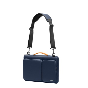 Servieta, geanta laptop 13″ business Tomtoc, A42C2B1 - Albastru - Img 2
