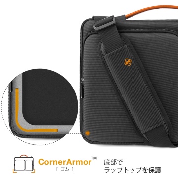 Servieta, geanta laptop 16″ business Tomtoc A42F2D1- Negru - Img 7