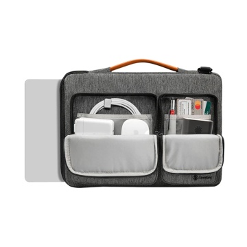 Servieta, geanta laptop 16" business Tomtoc, A42F2G3 - Gri - Img 2