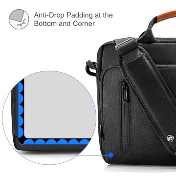 Servieta laptop 14″ si documente Tomtoc A43D3D1- Negru - Img 4