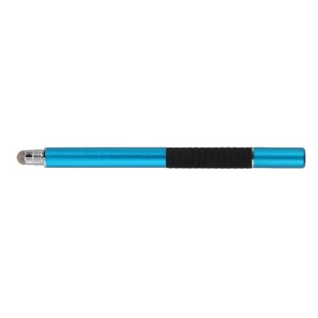Stylus Pen Techsuit, 2in1 Universal, Android, iOS, JC02 - Albastru Deschis - Img 2