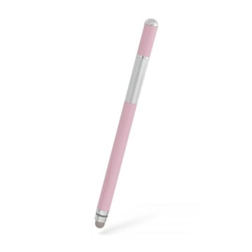 Stylus Pen Techsuit, Universal, Android, iOS, Aluminiu, JC03 - Roz - Img 1