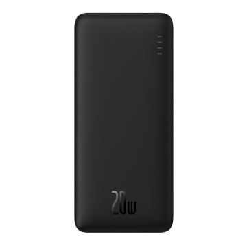 Acumulator Extern USB, Type-C, Micro-USB, 20W, 10000mAh + Cablu Type-C - Baseus Airpow (PPQD090001) - Black - Img 3