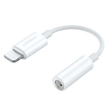 Adaptor audio Lightning la Jack 3.5mm Ugreen, 30759 - Alb - Img 1