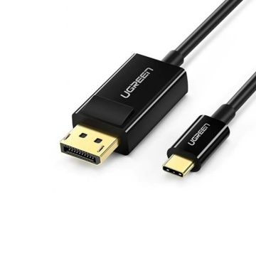 Adaptor cablu video Ugreeen (50994) - tip C la DP, 4K x 2K@30Hz, 1,5 m - negru - Img 2