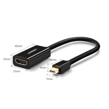 Adaptor HDMI la Mini DisplayPort Ugreen, 10461 - Negru - Img 7