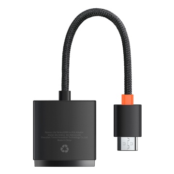 Adaptor HDMI, VGA, Jack, Micro-USB Baseus, 1080P, WKQX010101 - Negru - Img 2