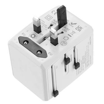 Adaptor priza EU la US, UK, AUS, PD20W, Techsuit, HHT904 - Alb - Img 2