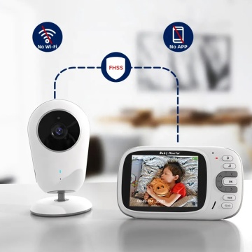 Baby monitor pentru supraveghere bebe Techsuit, VB609 - Alb - Img 5