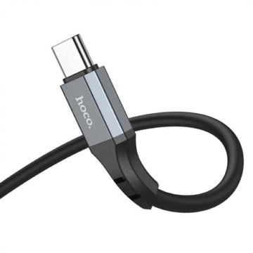 Cablu de date Hoco (X92) - USB la tip C, 3A, 3m - Negru - Img 6