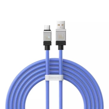 Cablu Super Fast Charging USB-C PD100W Baseus, 2m, CAKW000703- Albastru - Img 1