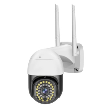 Camera supraveghere PTZ exterior Ultra HD Techsuit, Q36H- Alb - Img 1