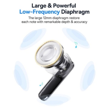 Casti Bluetooth 5.3 True Wireless - Baseus Bowie E13 (A00059701127-Z1)- Negru - Img 6
