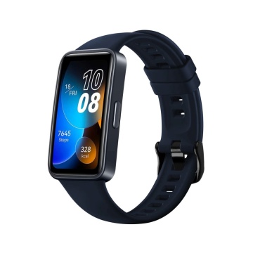 Curea pentru Huawei Band 8 / 9 - Fixed Silicone Strap - Blue - Img 1