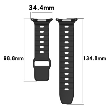 Curea Samsung Galaxy Watch Ultra 47mm Techsuit W055 - Verde Menta - Img 5