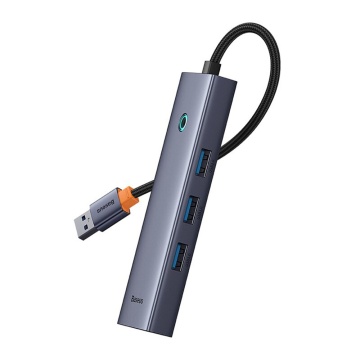 Docking station USB la 3 x USB 3.0, RJ45 Baseus B0005280A813-01 - Gri - Img 4