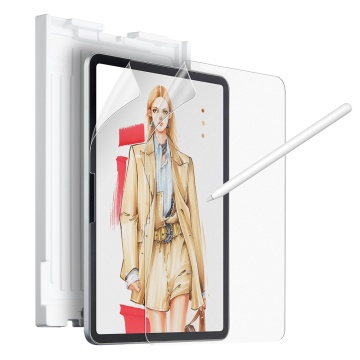 Folie pentru iPad Air 11 2024 (set 2) - ESR Paper-Feel - Matte Clear - Img 2