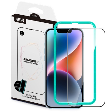 Folie sticla iPhone 14 Plus ESR Screen Shield, Transparenta - Img 1