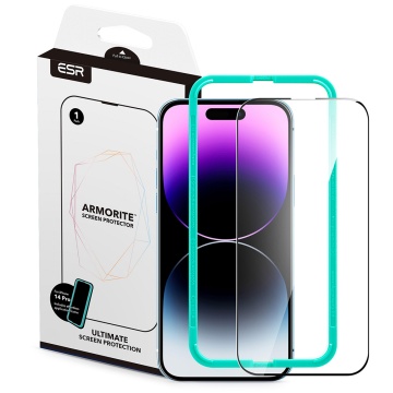Folie sticla iPhone 14 Pro Max ESR Screen Shield, Transparenta - Img 1