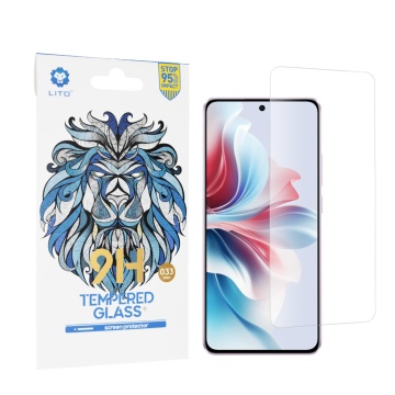 Folie sticla Oppo Reno11 F Tempered Glass - Transparent - Img 1