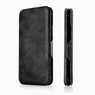 Husa 360° Motorola Edge 50 Techsuit Safe Wallet Plus - Negru - Img 1