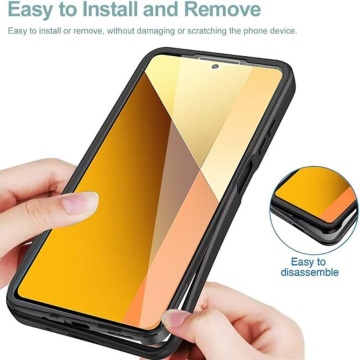 Husa 360° Xiaomi Poco X6 Pro Techsuit ColorVerse - Roz - Img 4