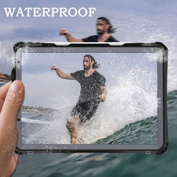 Husa 360 iPad Air 5 (2022) ShellBox Waterproof IP68 - Negru - Img 4