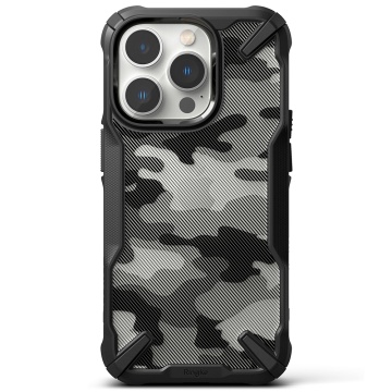 Husa Fusion X Design - iPhone 14 Pro - Camo Black - Img 2