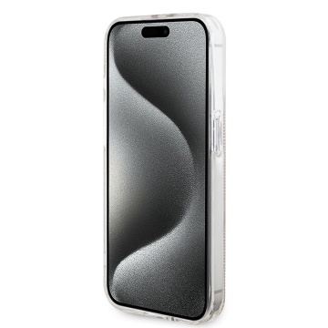 Husa Guess Hardcase IML 4G Gold Stripe iPhone 15 Pro GUHCP15LH4PSEGP- Roz - Img 4