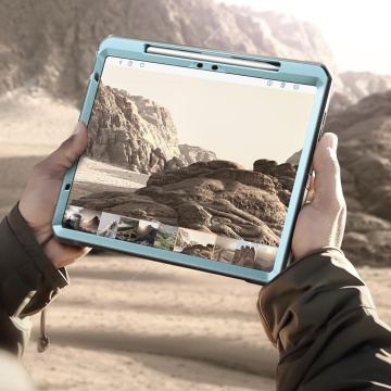 Husa iPad Air 11 (2024) Supcase Unicorn Beetle Pro, Albastru - Img 4