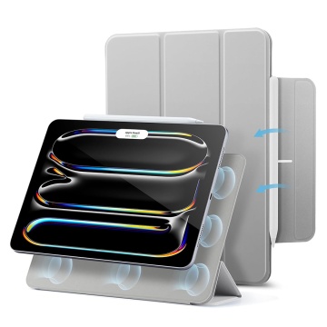 Husa iPad Pro 13 (2024) ESR Rebound Magnet - Gri - Img 1