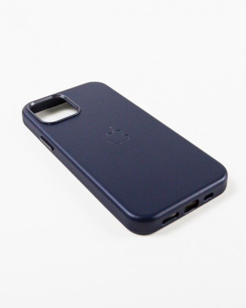 Husa Iphone 12 Pro din piele naturala Albastra MagSafe - Img 4