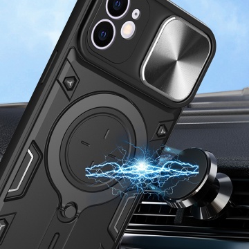 Husa iPhone 12 Techsuit CamGuard Pro - Rosu - Img 4