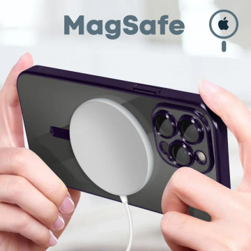 Husa Iphone 13 Pro Max MagSafe Purple - Img 3