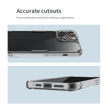 Husa Iphone 13 Pro Max Nillkin - Nature TPU PRO Case, Transparent - Img 6