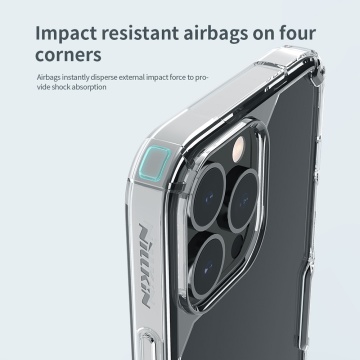 Husa Iphone 13 Pro Nillkin - Nature TPU PRO Case, Transparent - Img 3