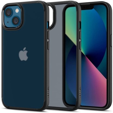 Husa iPhone 13 Spigen Ultra Hybrid - Negru Mat - Img 1