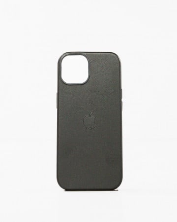 Husa Iphone 14 din piele naturala Neagra MagSafe - Img 1