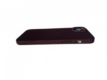 Husa Iphone 14 Plus Carbon Fibre Red - Img 4