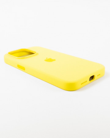 Husa Iphone 14 Pro din silicon Galben MagSafe - Img 4