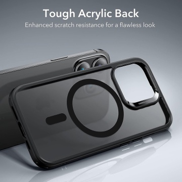 Husa Iphone 14 Pro ESR - Classic Hybrid HaloLock, Frosted Black - Img 2