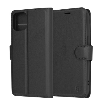 Husa Iphone 14 Pro Techsuit - Leather Folio, Negru - Img 1